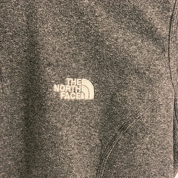 The North Face Quarter Zip Gray Pullover - Picture 6 of 8